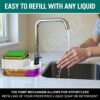 71C9bjRnfyL._SL1500_ Plastic 3 in 1 Soap Pump Dispenser Dish Soap Liquid Dispenser