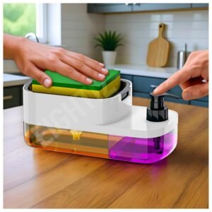 Plastic 3 in 1 Soap Pump Dispenser Dish Soap Liquid Dispenser