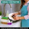 81bJuCanqEL._SL1500_ Plastic 3 in 1 Soap Pump Dispenser Dish Soap Liquid Dispenser
