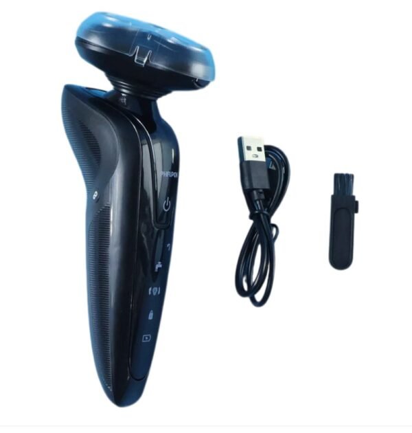 Rechargeable Electric Rotary Shaver Trimmer For Men (1 Set)